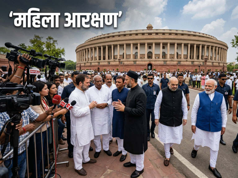 भारतीय संसद में महिला आरक्षण और परिसीमन पर राजनीतिक बहस