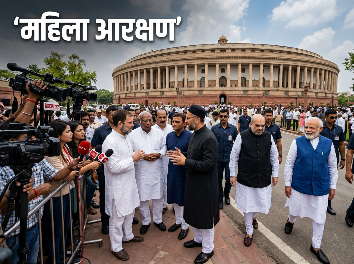 भारतीय संसद में महिला आरक्षण और परिसीमन पर राजनीतिक बहस