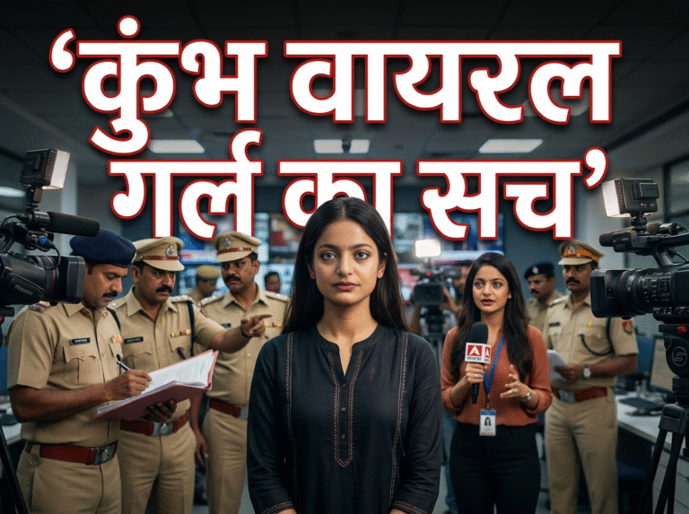 कुंभ मेले से वायरल हुई लड़की की शादी की जांच करती पुलिस