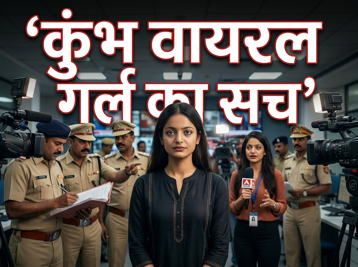 कुंभ मेले से वायरल हुई लड़की की शादी की जांच करती पुलिस